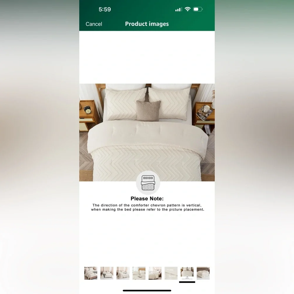 Brand New in Packaging Queen Comforter and 2 Pillow Shams